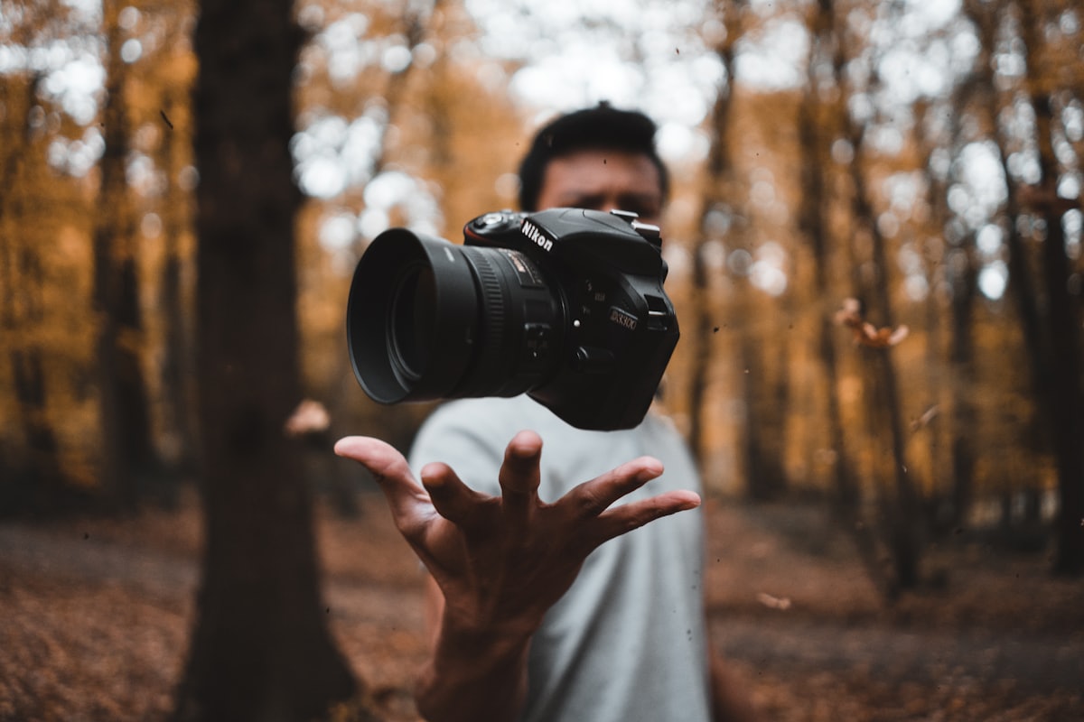 A local photographer grabbing the job